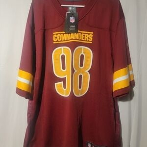 Nike Washington Commanders Matthew Ioannidis #98 NFL On Field Jersey Sz XXL